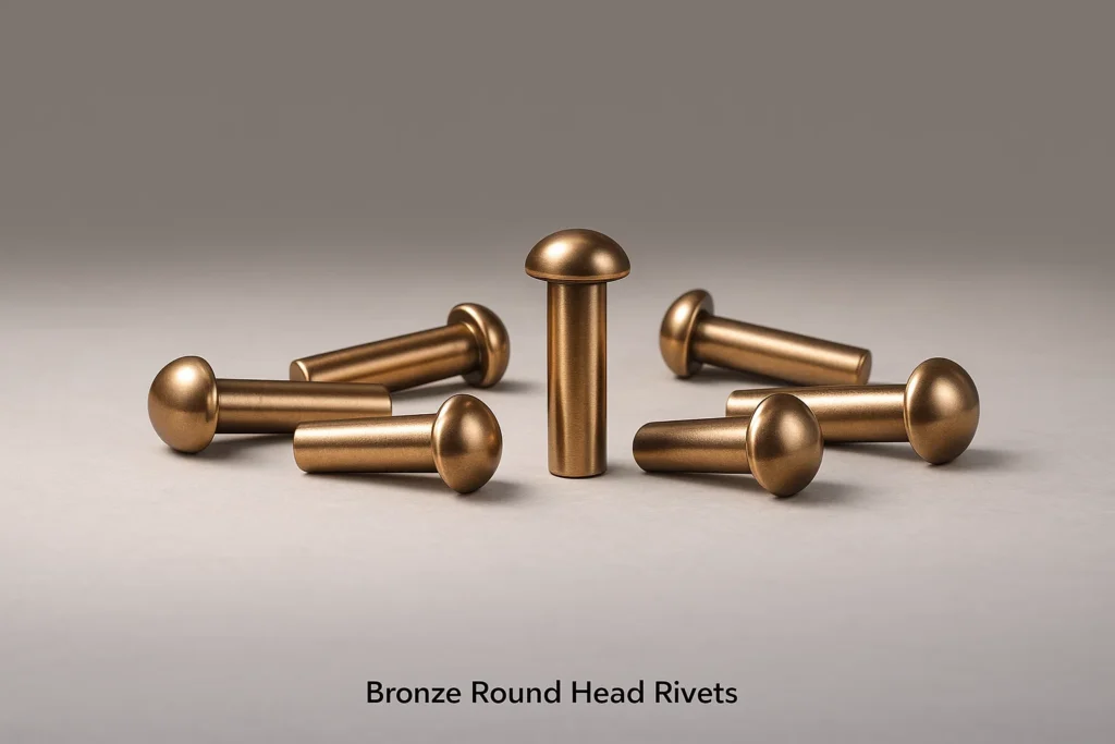 Bronze Round Head Rivets