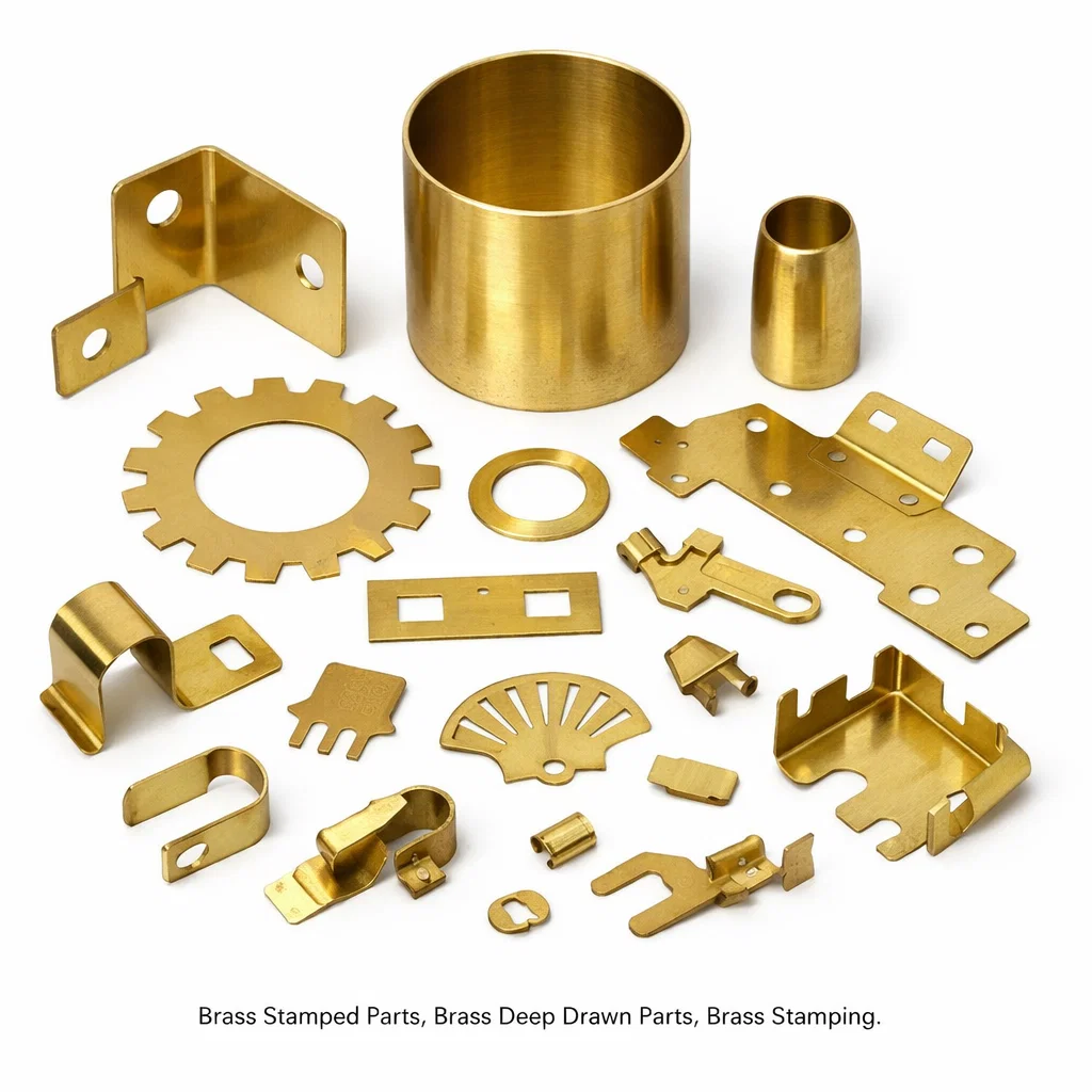 Brass stamping, Brass Pressed parts, Brass Stamped parts, Brass Stamped components, Brass Press work