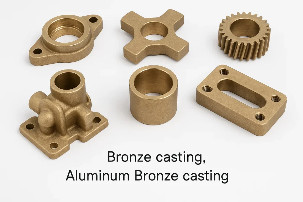Bronze casting, Bronze parts, Aluminum bronze parts