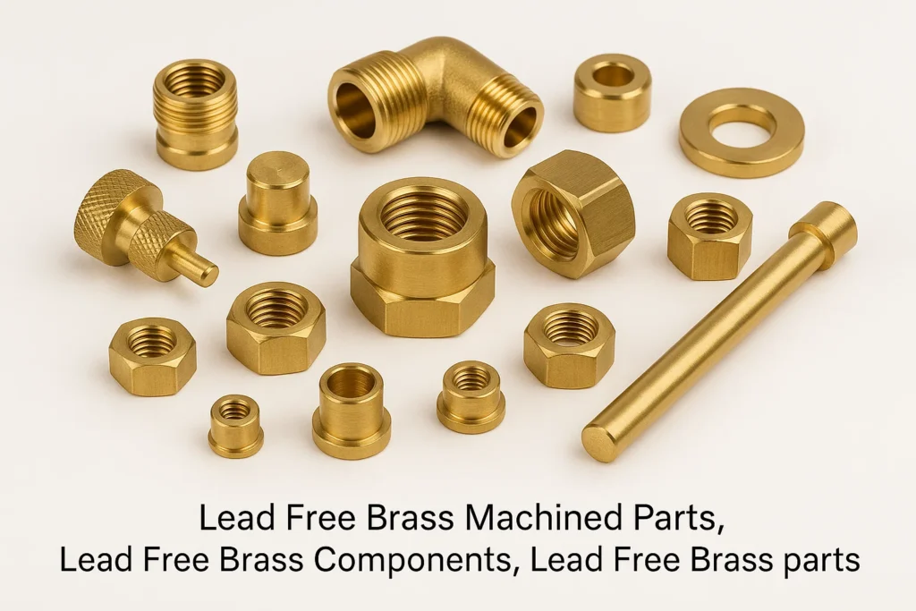 Lead Free Brass , Lead Free Brass Machined Parts, Lead Free Brass Components, Lead Free Brass turned parts
