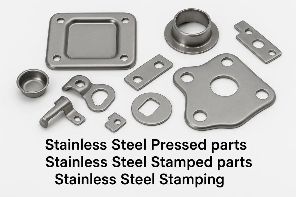 Stainless Steel Pressed components, Stainless Steel Sheet metal parts, Stainless Steel Stamped parts, Stainless Steel Stamping.
