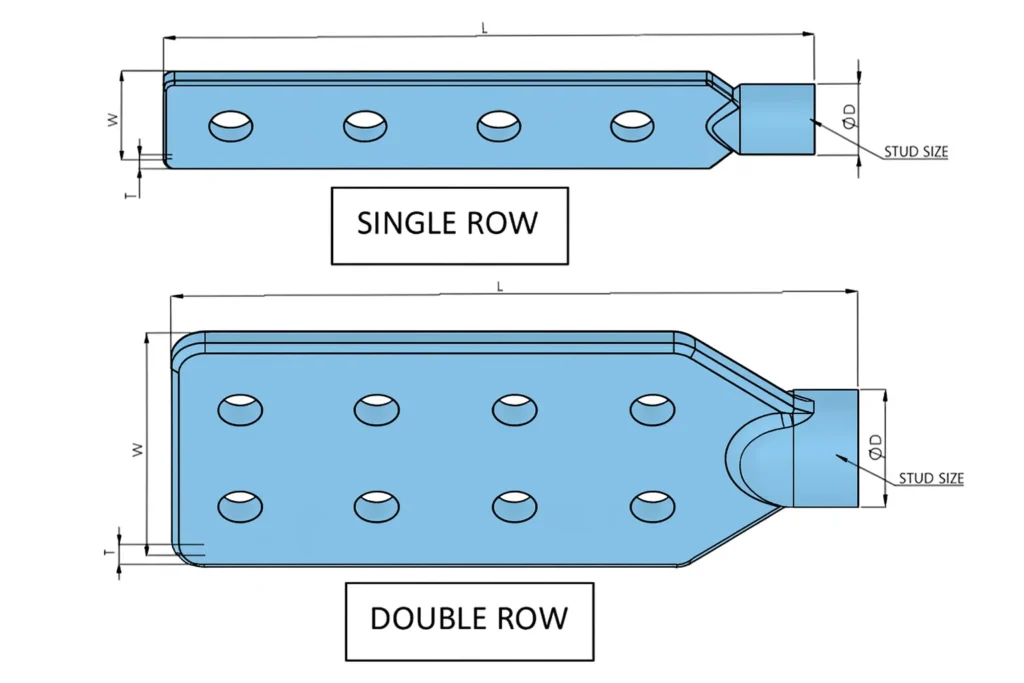 Transformer Spades, Transformer spade conenctors, Spade Terminals for Transformers, bronze Spades