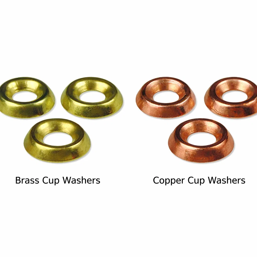Brass Cup washers, Copper Cup washers