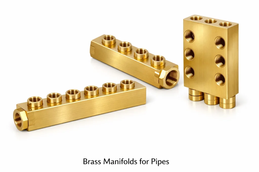 Brass Manifolds for pipes