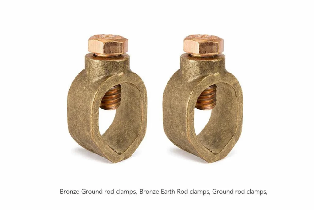 Bronze Ground rod clamps , Brass Earth rod clamps, ground rod clamps