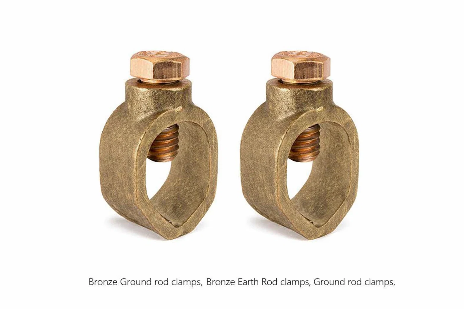 Bronze Ground rod clamps , Brass Earth rod clamps, ground rod clamps