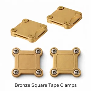 Bronze Square Tape Clamps