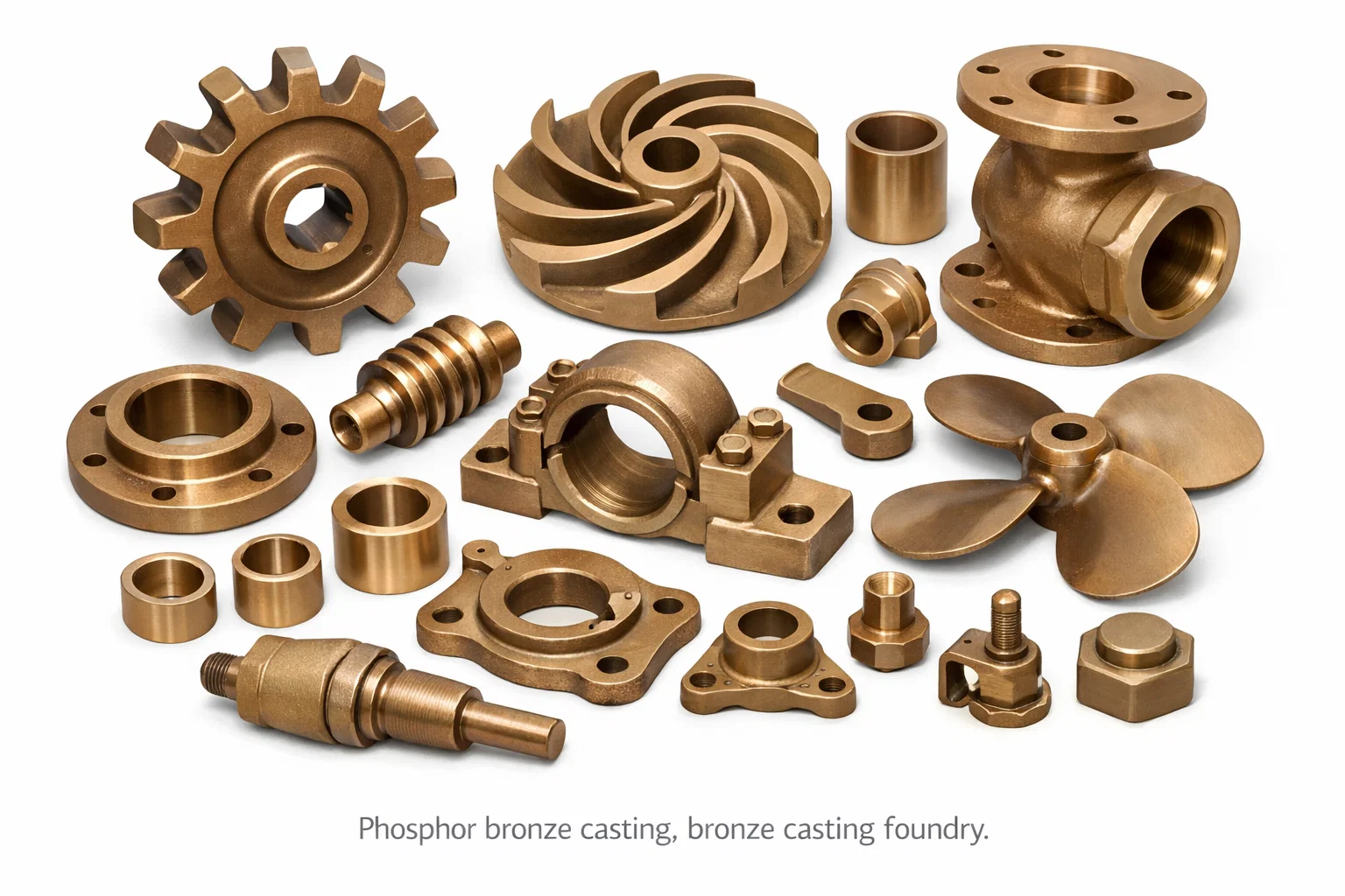 Phosphor bronze casting, Bronze casting in india, Casting foundry Bronze