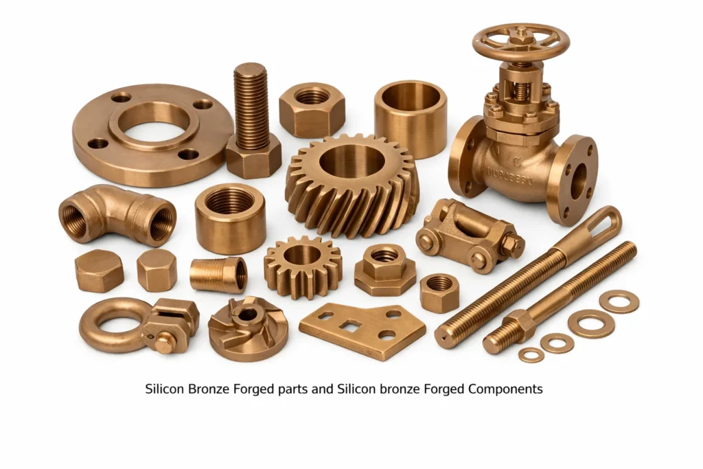Silicon Bronze Forged parts and Silicon bronze Forged Components