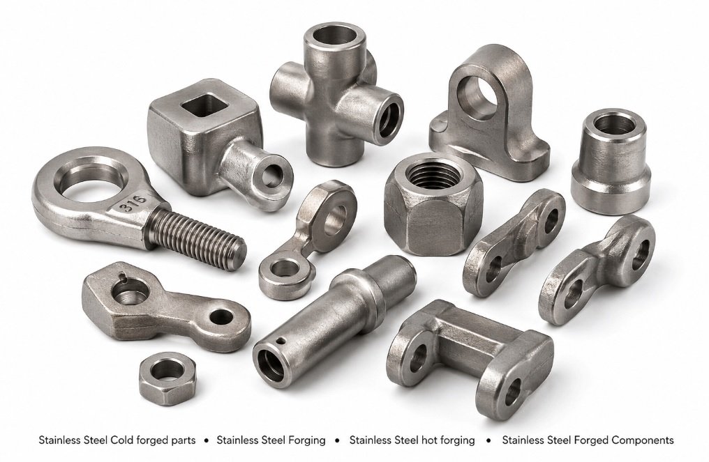Stainless Steel Cold forged parts, Stainless Steel Forging, Stainless Steel hot forging, Stainless Steel Forged Components