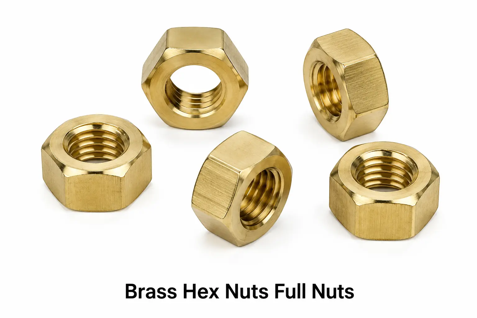 Brass Hex Nuts Full Nuts