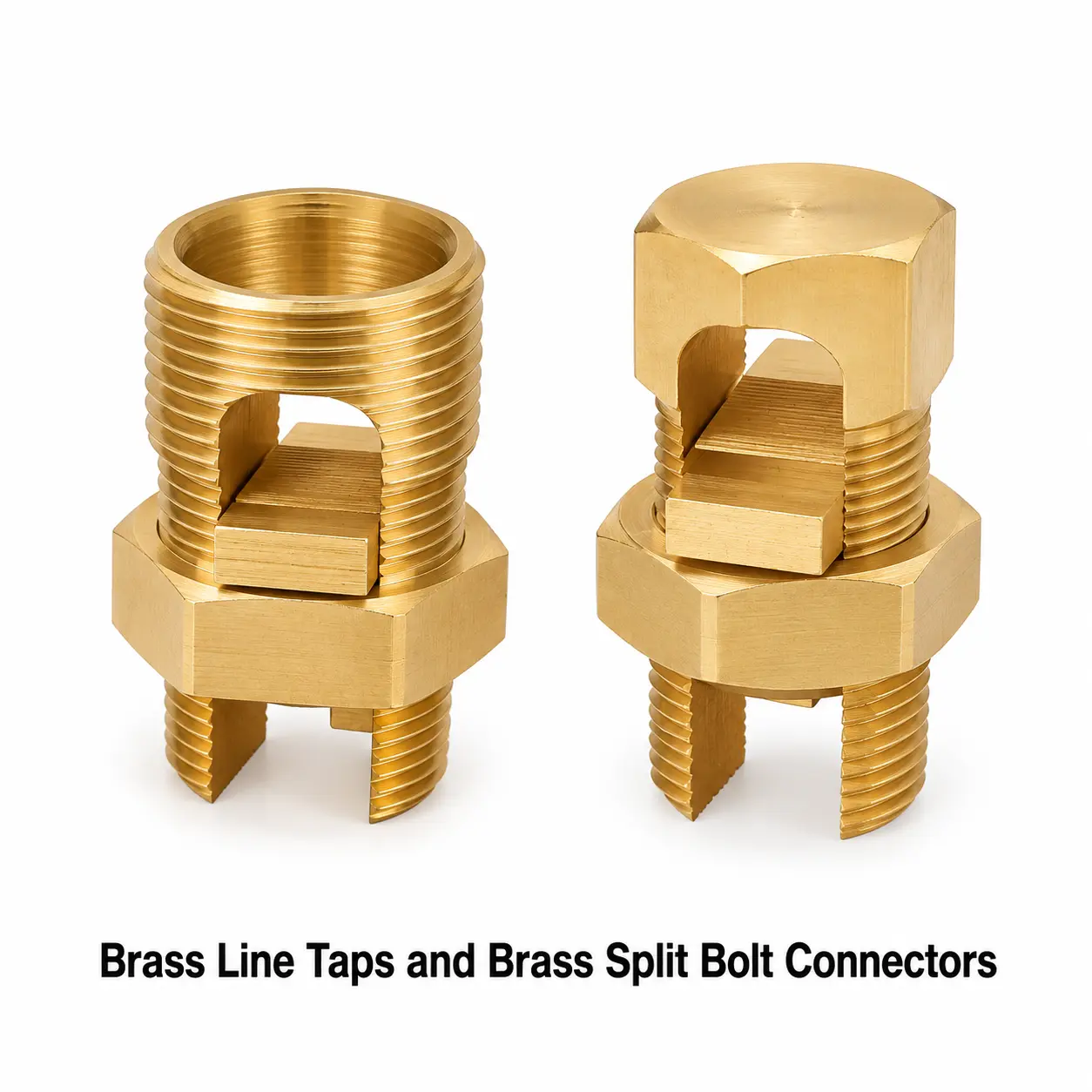 Brass Line Taps and Brass Split Bolt Connectors