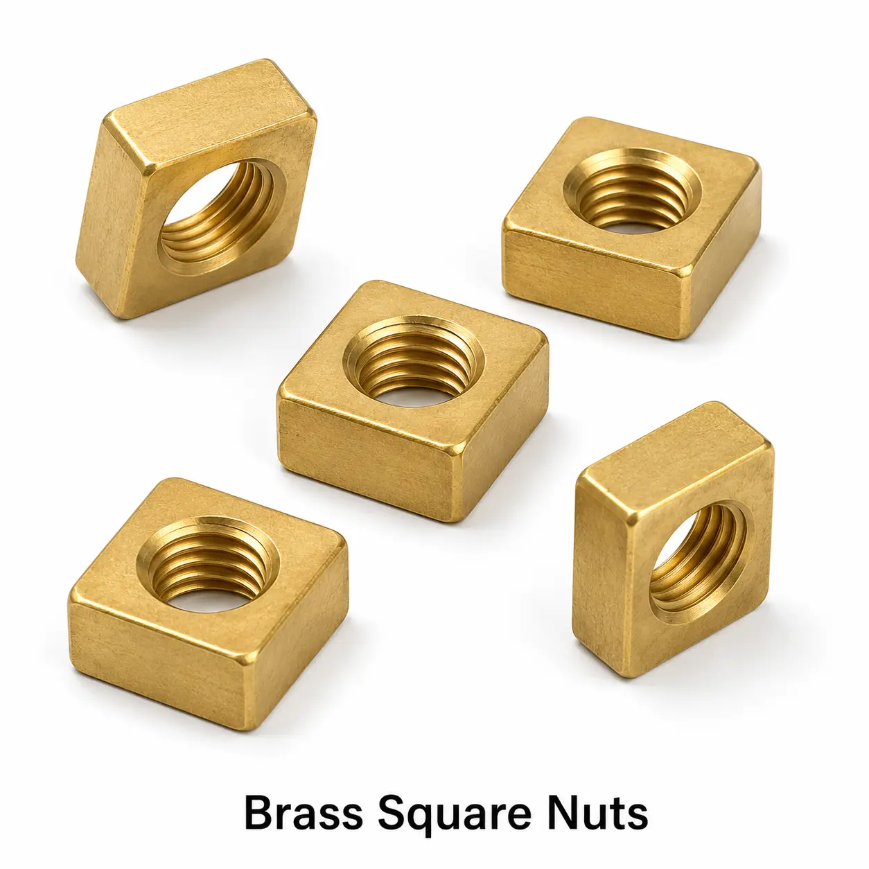 Brass Square Nuts