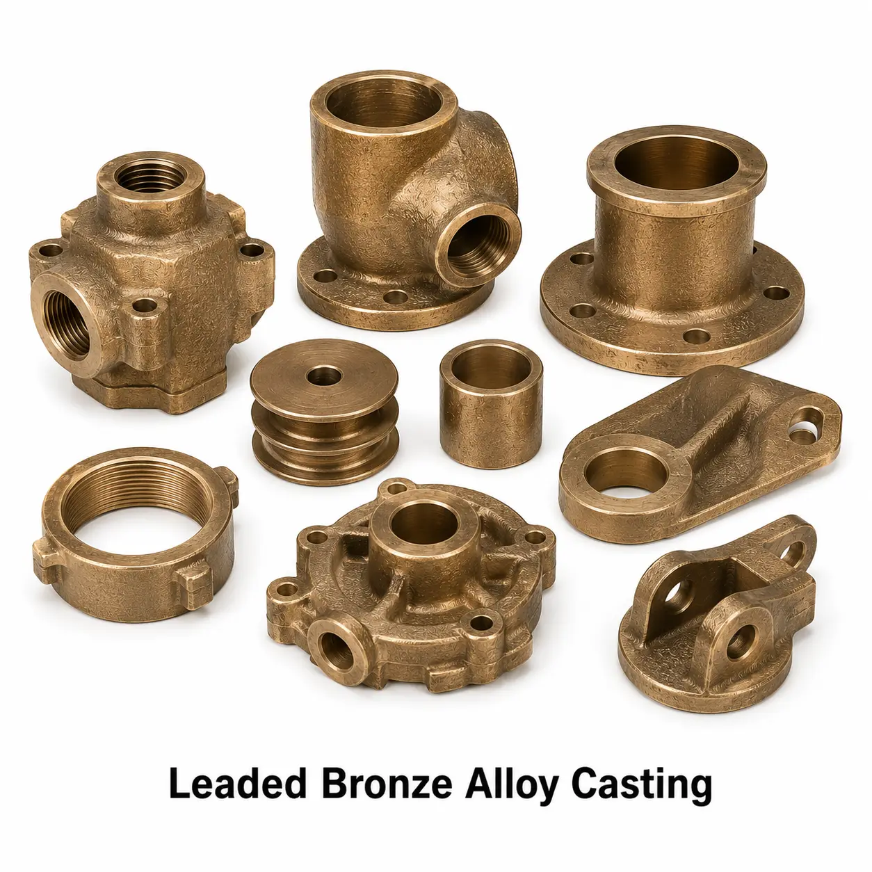 Leaded Bronze Alloy Casting
