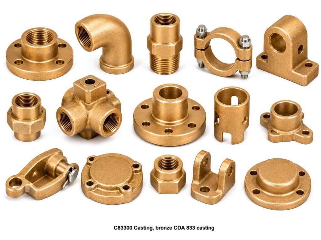 C83300 Casting bronze CDA 833 casting
