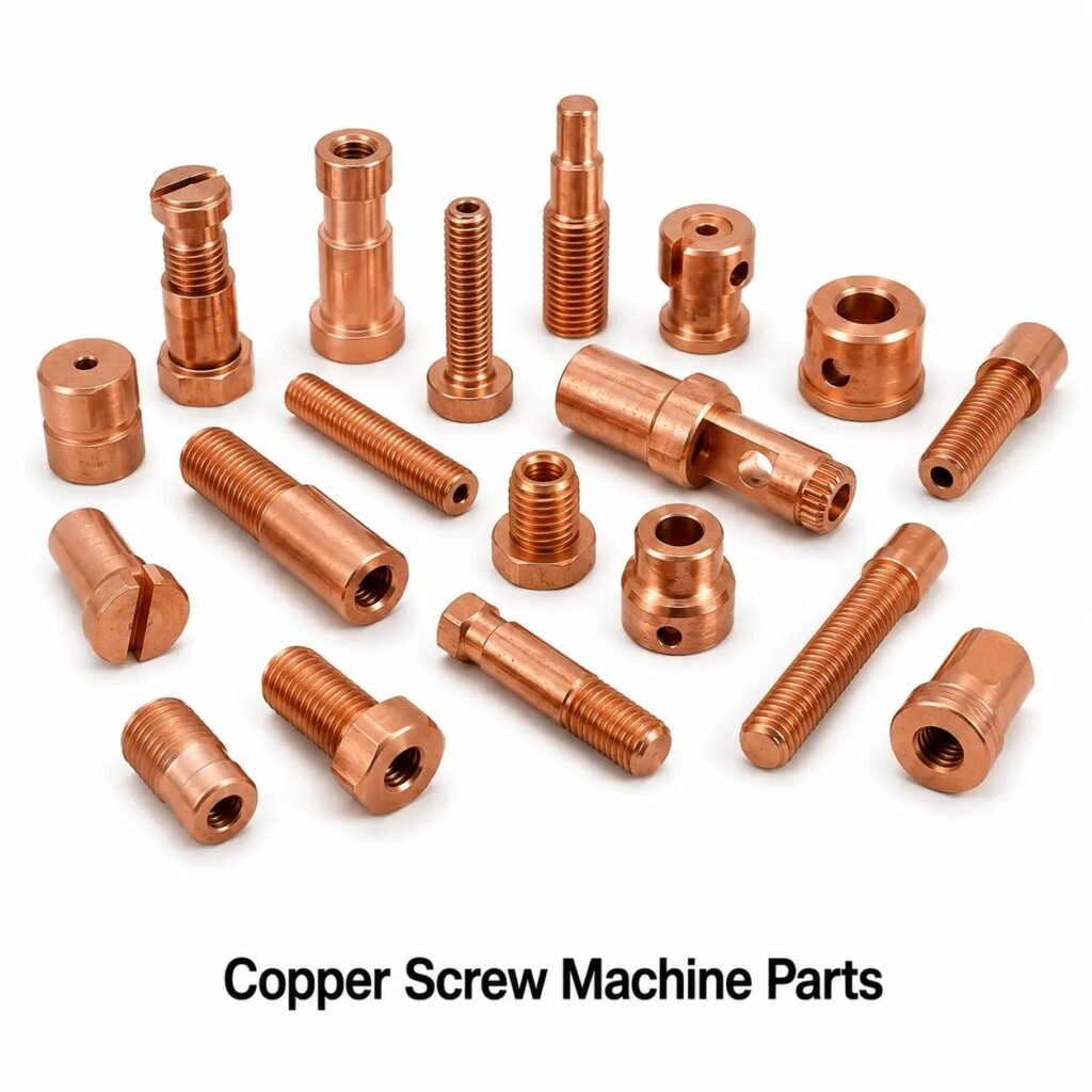 Copper Screw Machine parts , Cupper Screw machining