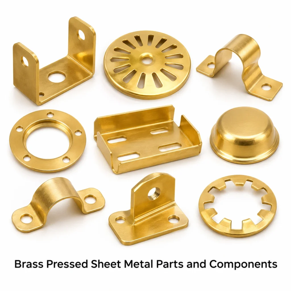 Brass 63-37 Grade Pressed Parts and C27400 Sheet Metal Parts