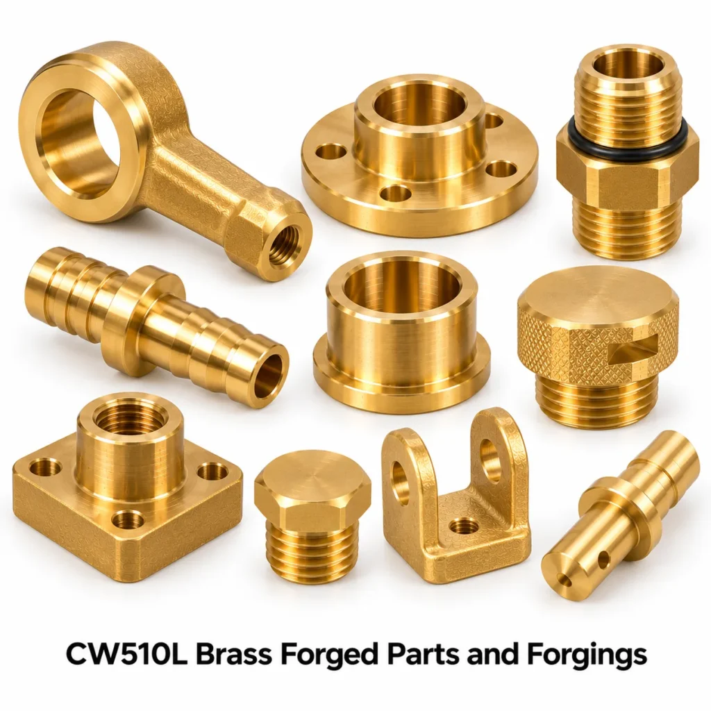 CW510L Brass Forged Parts and Forgings